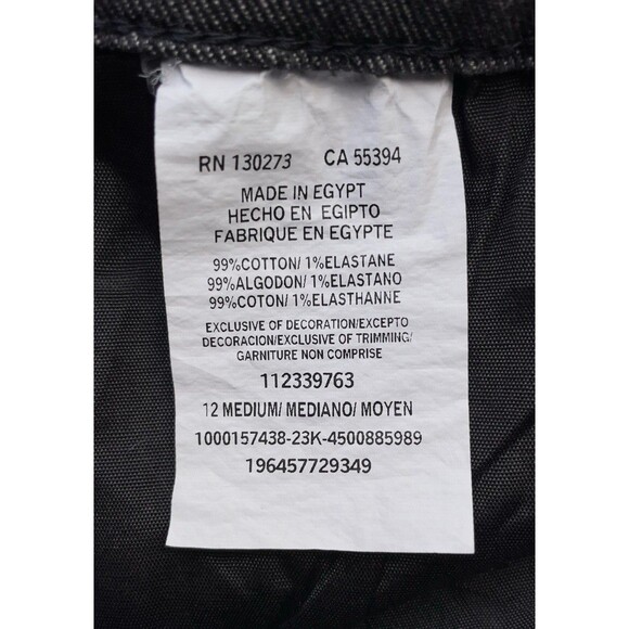 Lee Bell Bottom Flared High-Rise Stretch Gray Stretch Jeans Women’s Sz 12 - Picture 9 of 12